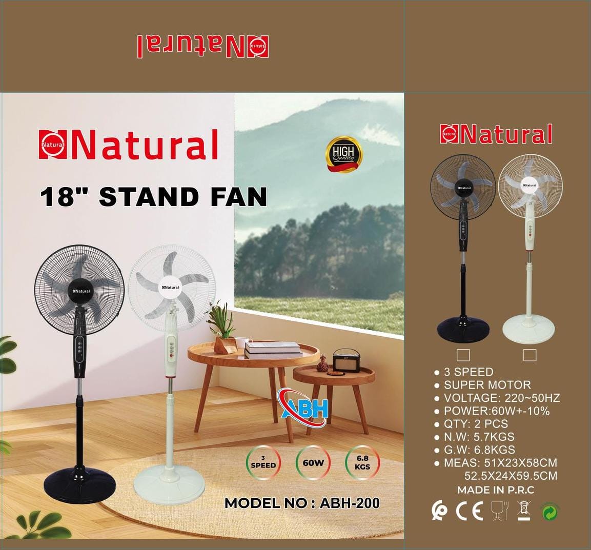 Natural Stand Fan