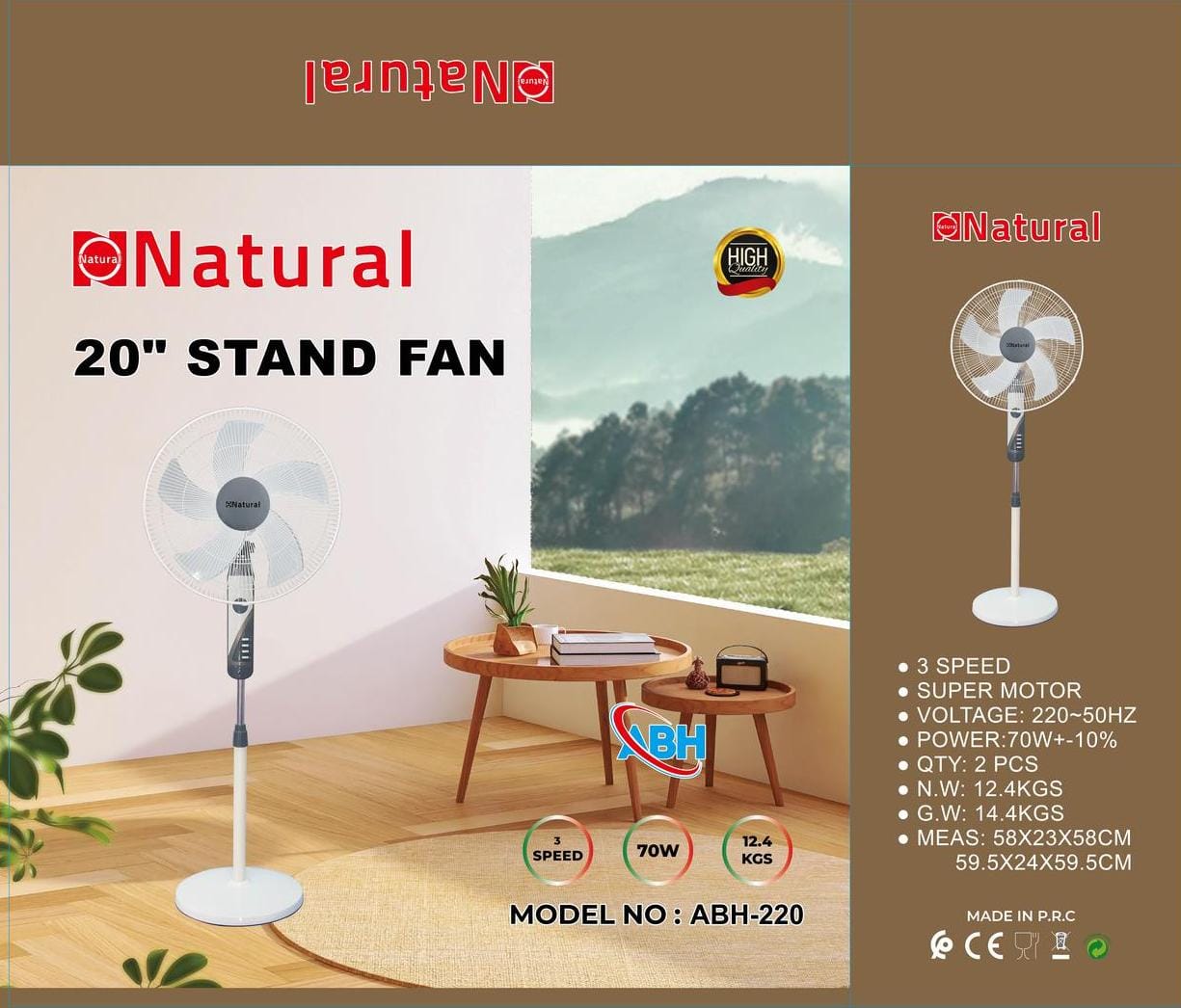 Natural Stand Fan