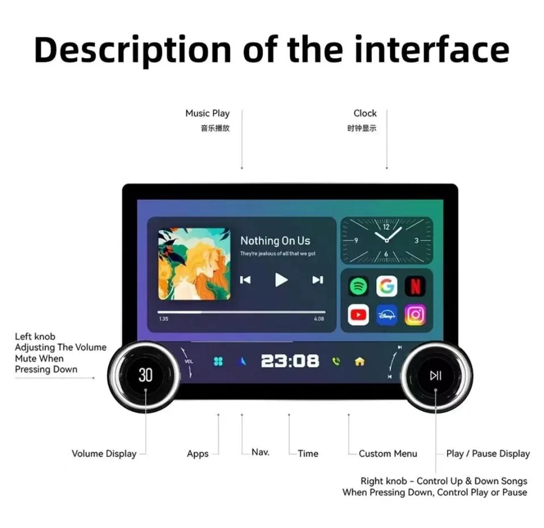 Car mp5 Player 11.8 inch Android