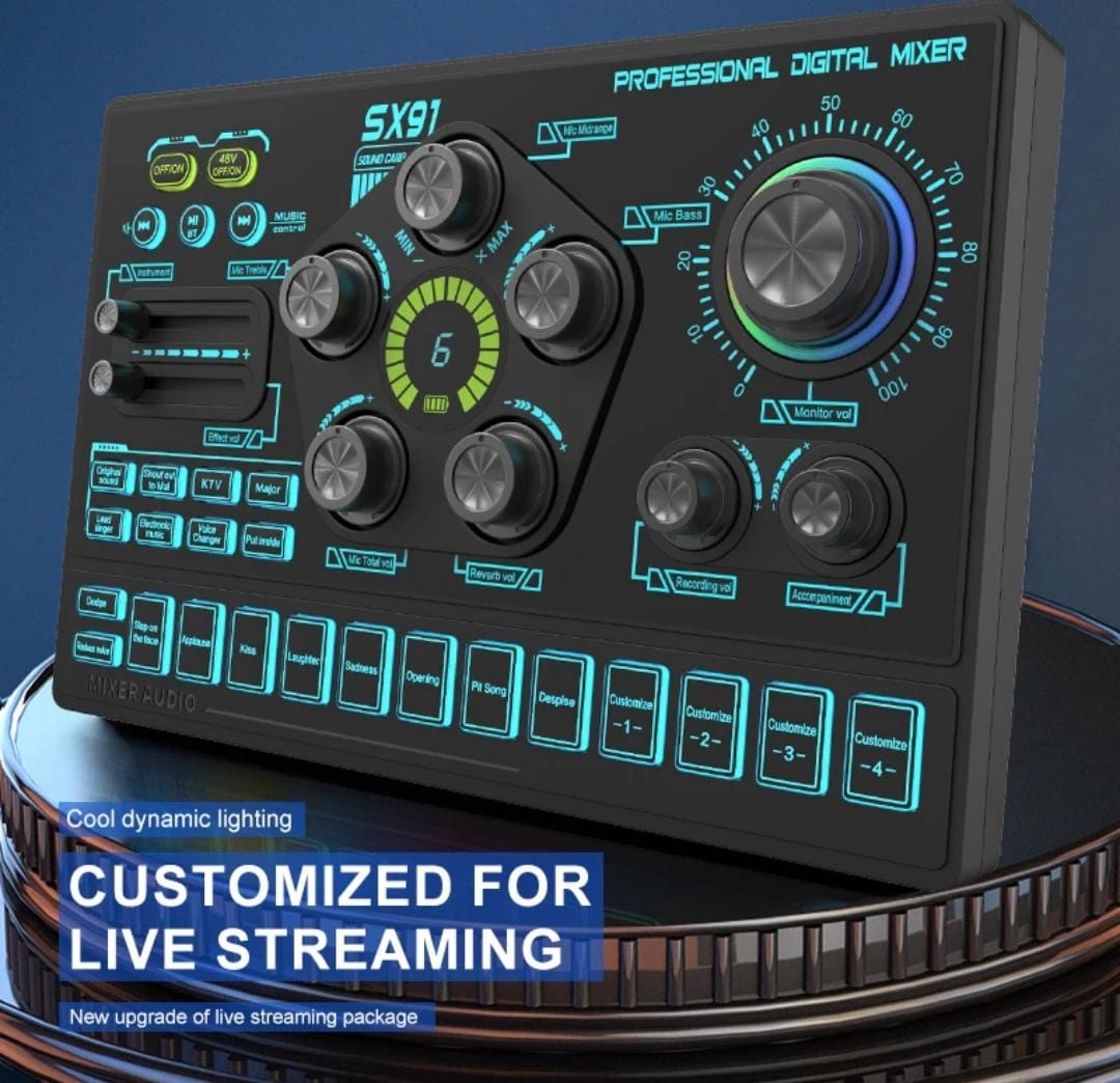 SX91 V48 Audio Mixer