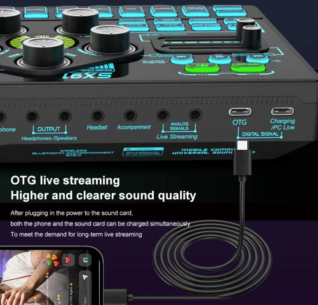 SX91 V48 Audio Mixer