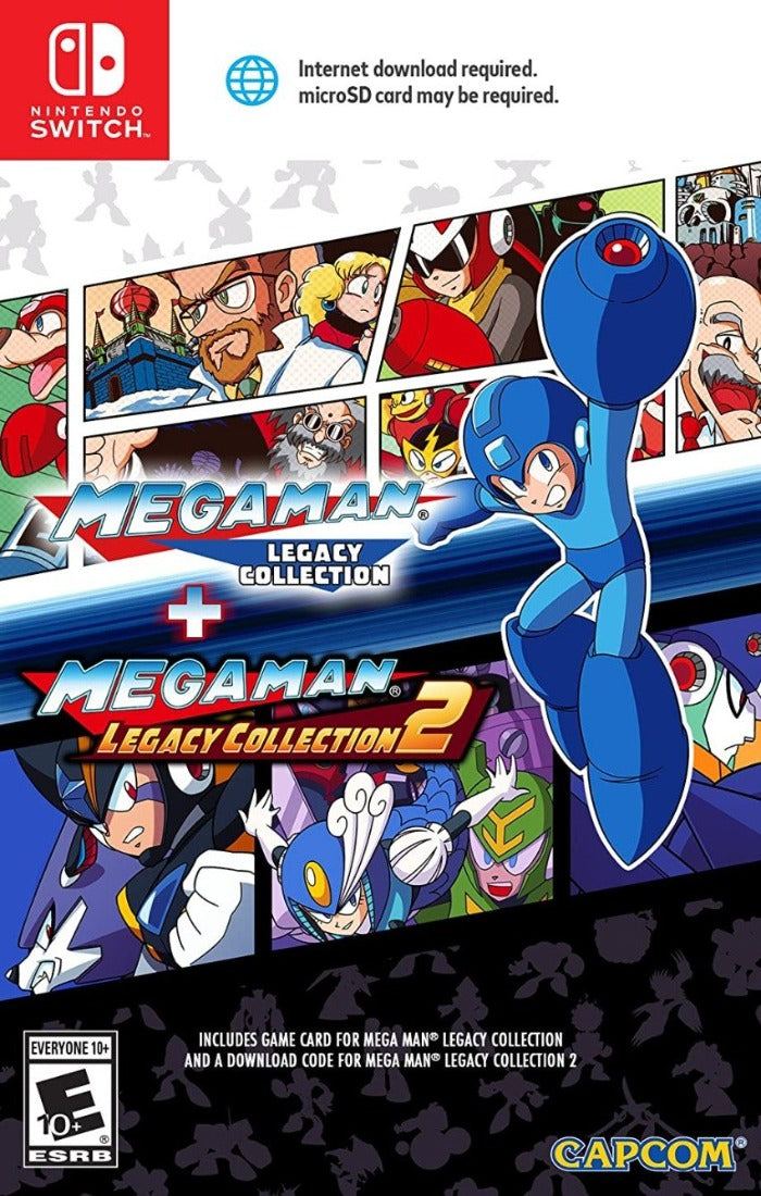 Mega Man Legacy Collection 1 + 2 Legacy Edition - Nintendo Switch