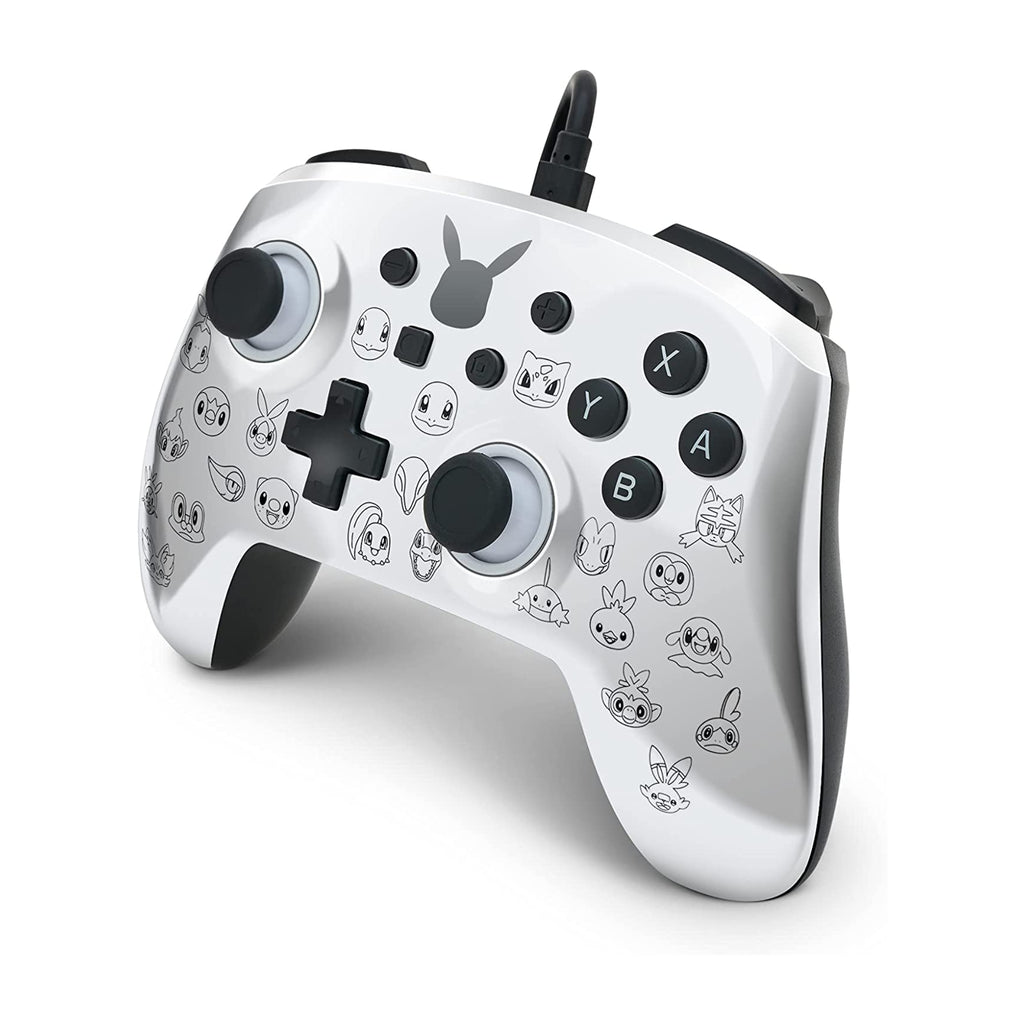 PowerA Enhanced Wired Controller for Nintendo Switch - Pikachu Black & Silver