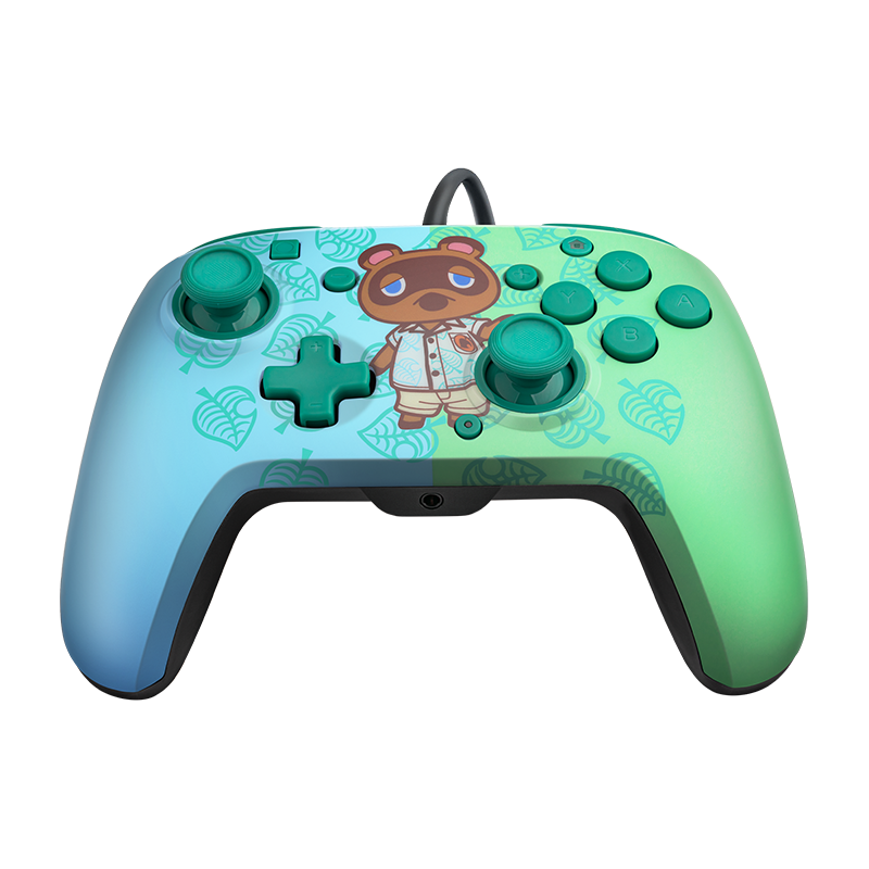 PDP Faceoff Deluxe+ Wired Controller - Animal Crossing Edition - Tom Nook - for Nintendo Switch