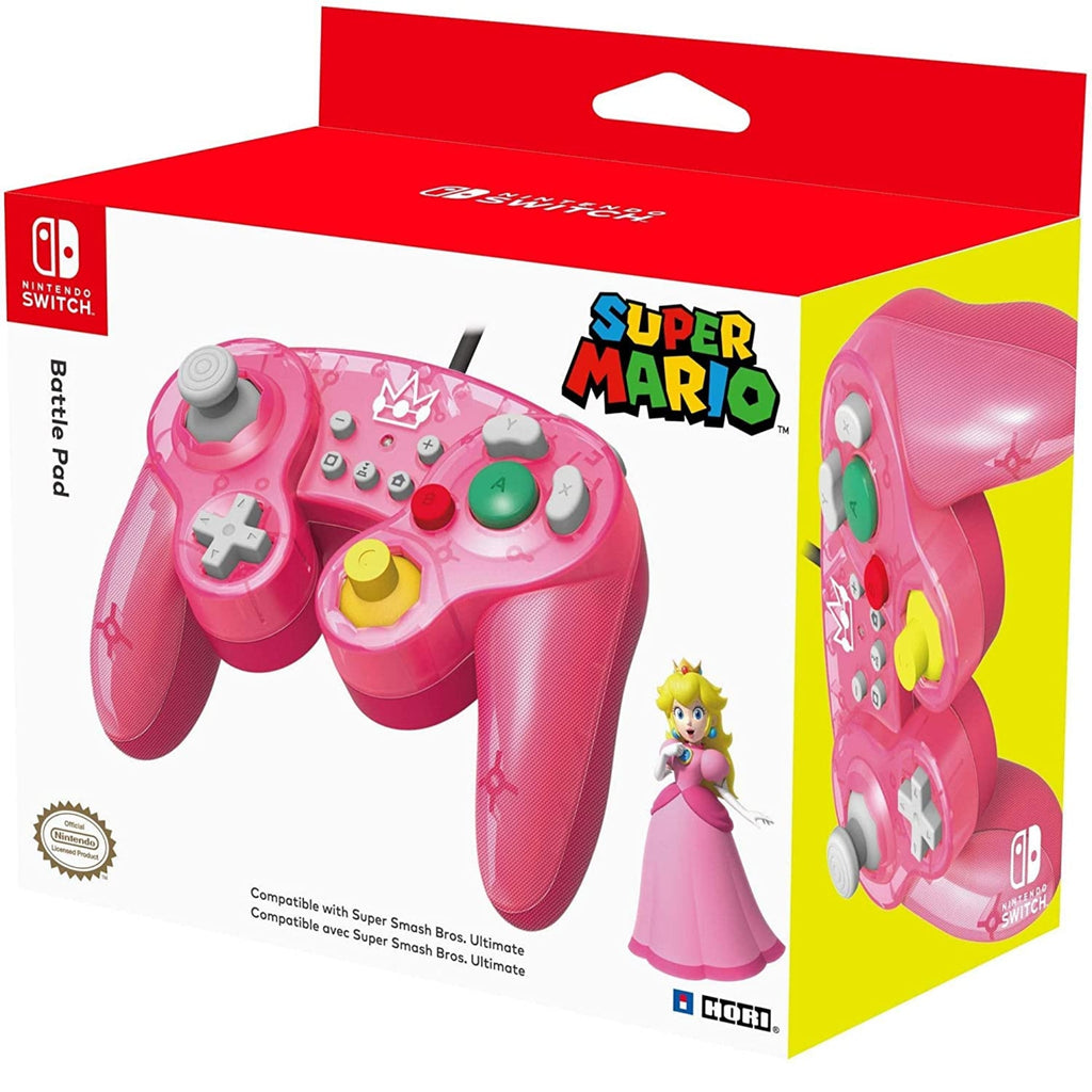 HORI Nintendo Switch Battle Pad Controller - Princess Peach