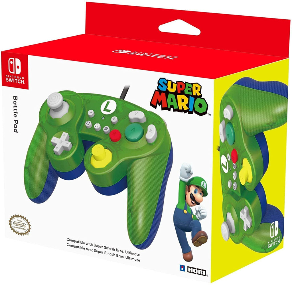 HORI Nintendo Switch Battle Pad Controller - Luigi