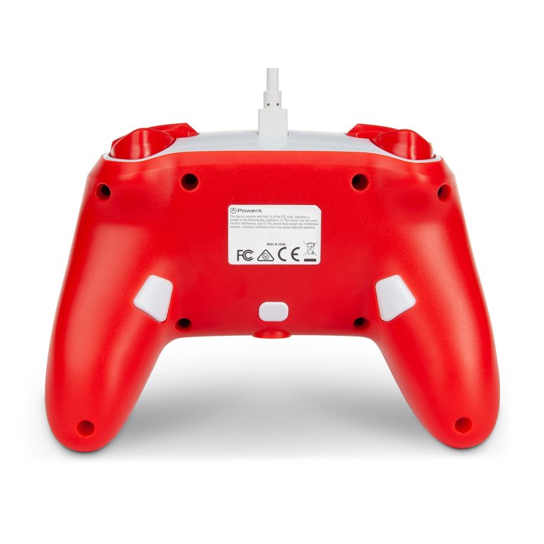PowerA Enhanced Wired Controller for Nintendo Switch - Mario Red/White