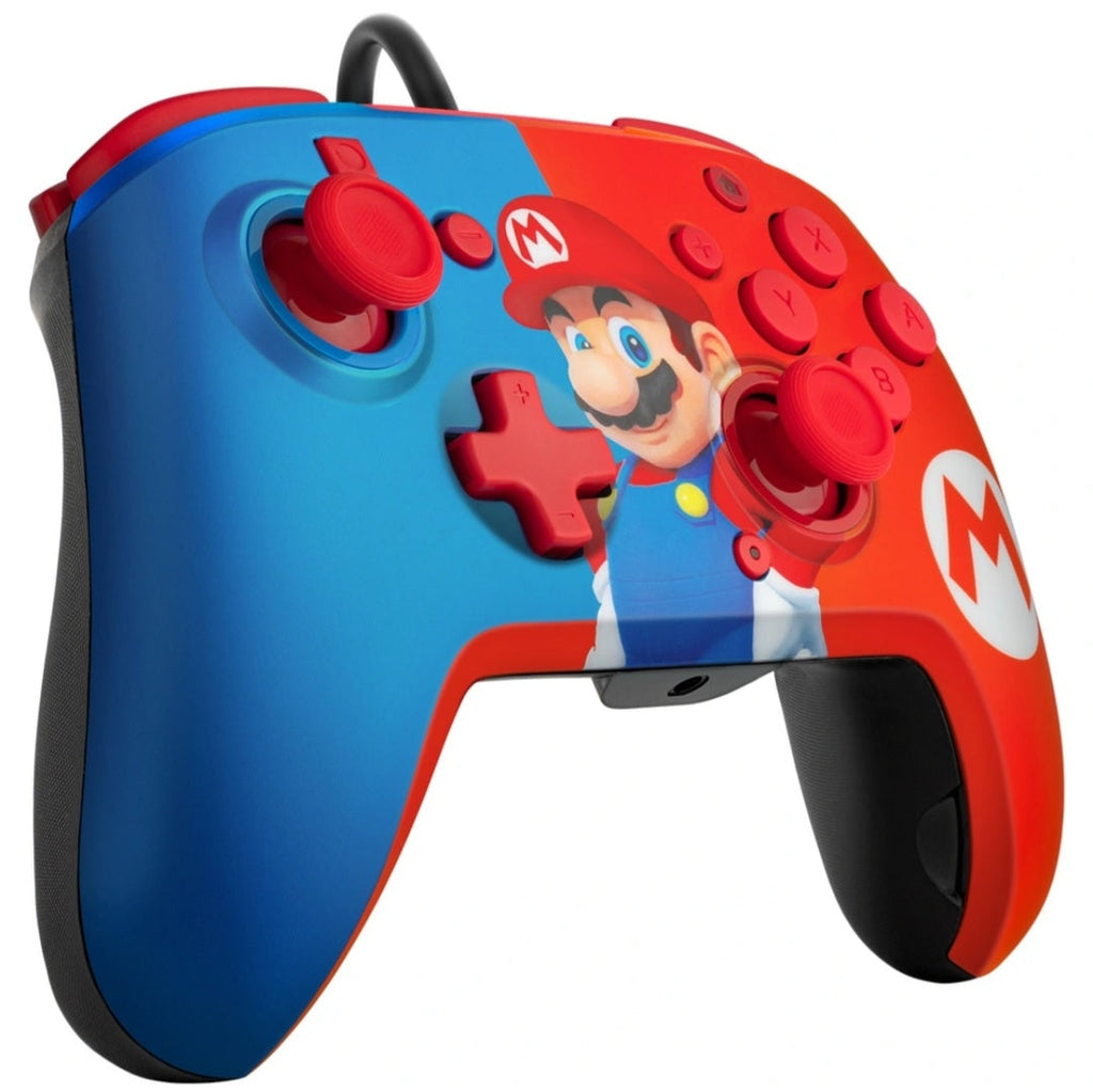 PDP Nintendo Switch Faceoff Deluxe+ Audio Wired Controller - Power Pose Mario