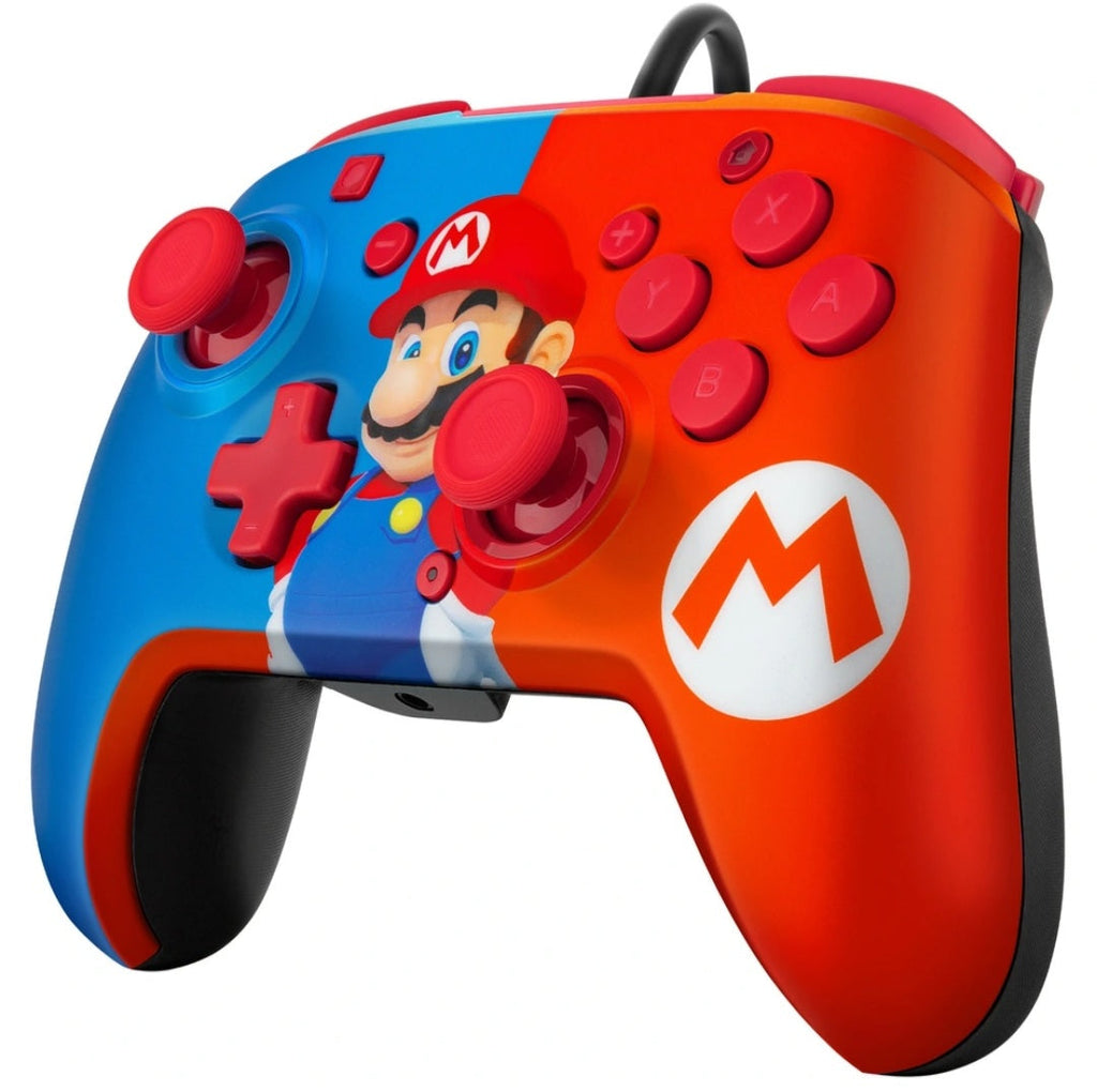 PDP Nintendo Switch Faceoff Deluxe+ Audio Wired Controller - Power Pose Mario