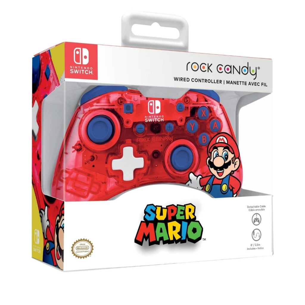 PDP Rock Candy Wired Controller for Nintendo Switch - Mario Punch