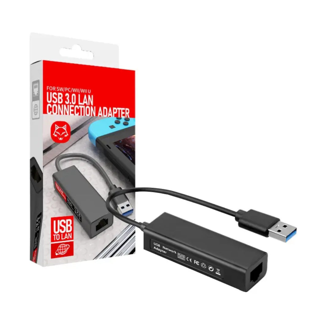 USB 3.0 Lan Connection Adapter For Nintedno Switch, Windows & Mac