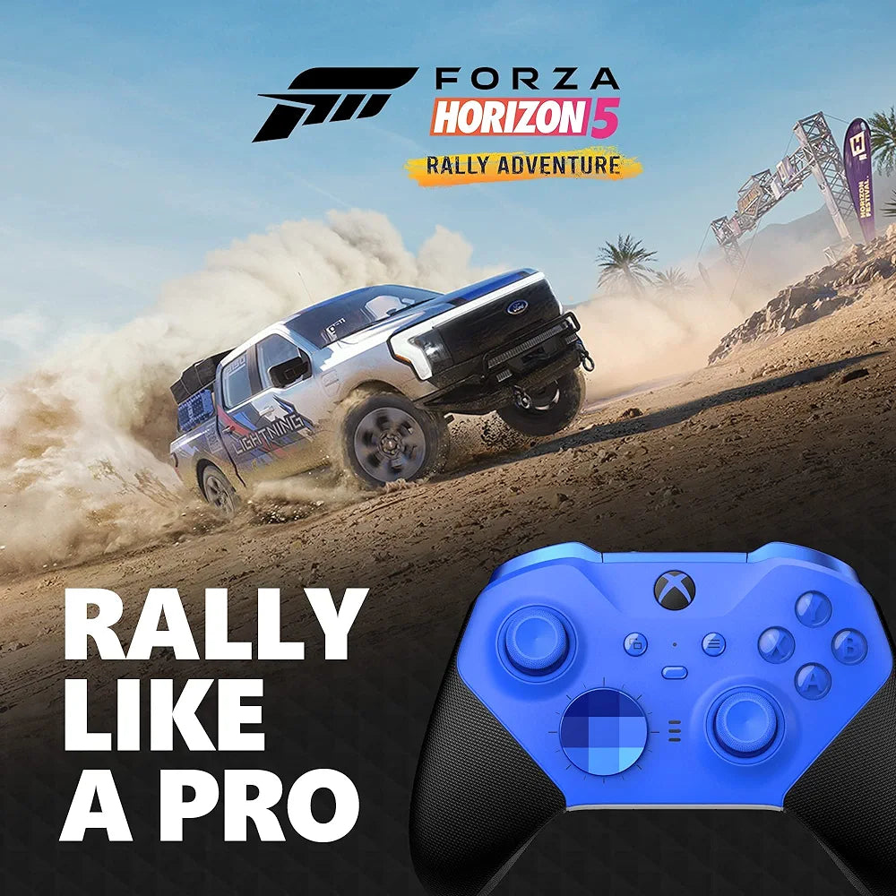 Xbox Elite Series 2 Core Wireless Controller – Blue – Xbox Series X|S, Xbox One, Windows PC, Android, and iOS