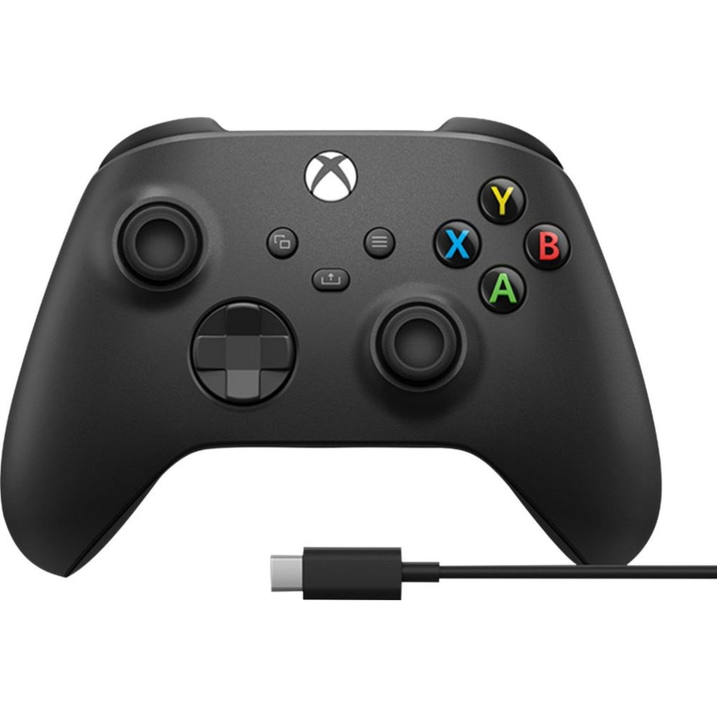 Xbox Wireless Controller for Xbox Series X|S, Xbox One and Windows Devices with USB-C Cable - Carbon Black
