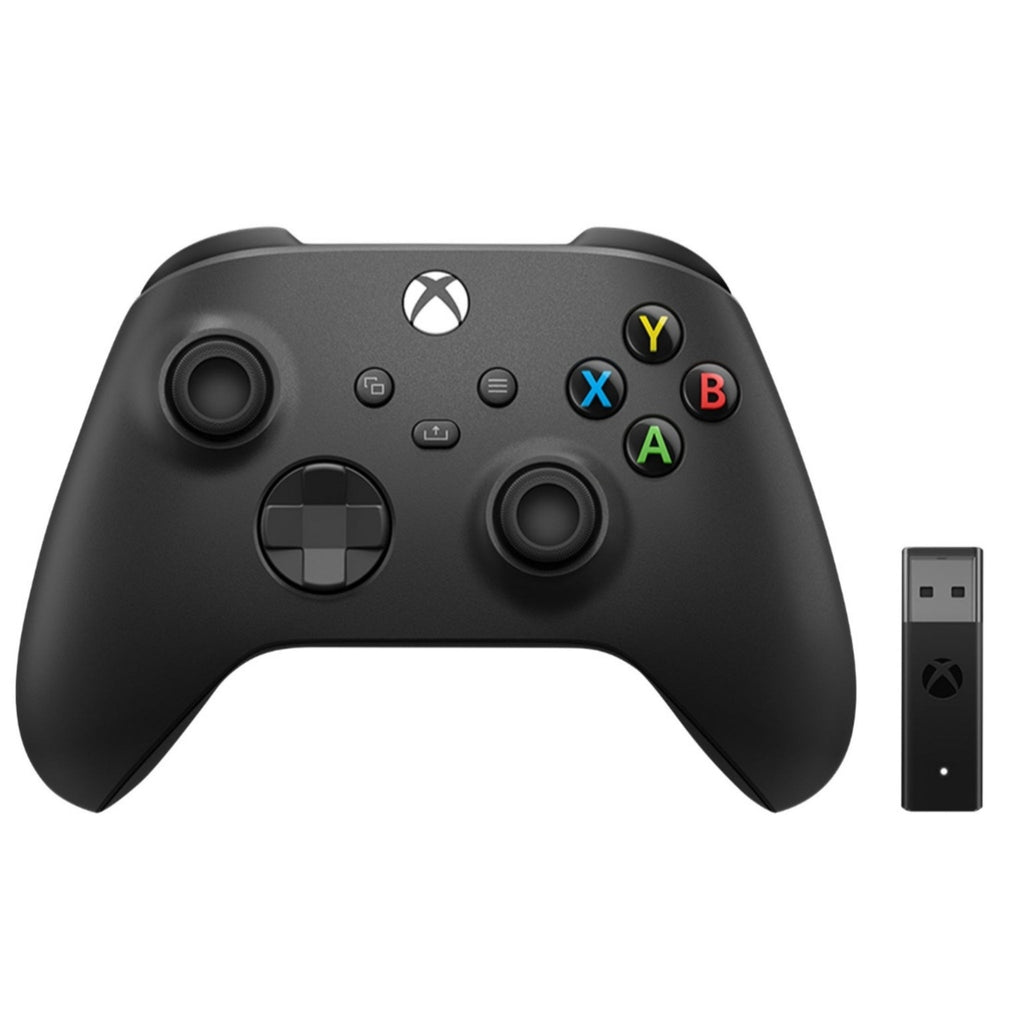 Xbox Wireless Controller (2020) with Wireless Adapter For Windows - Carbon Black