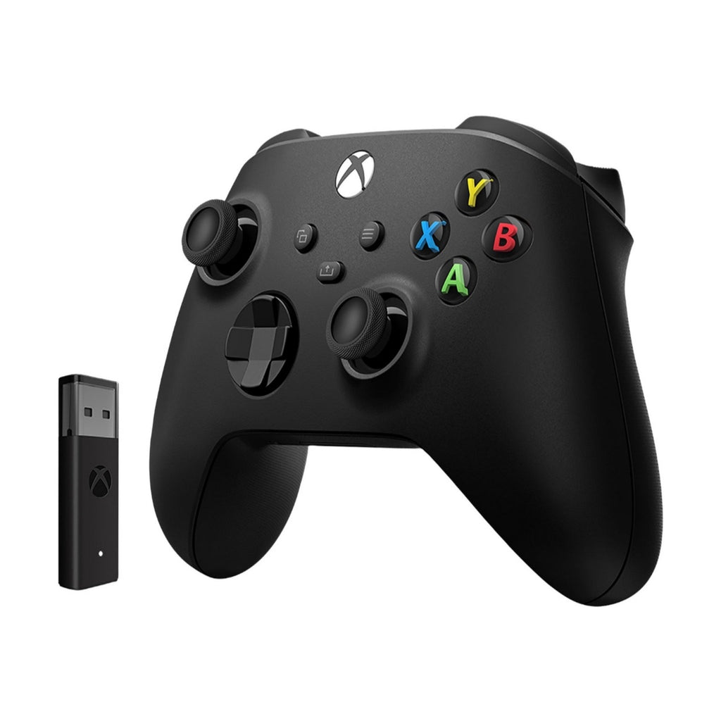 Xbox Wireless Controller (2020) with Wireless Adapter For Windows - Carbon Black