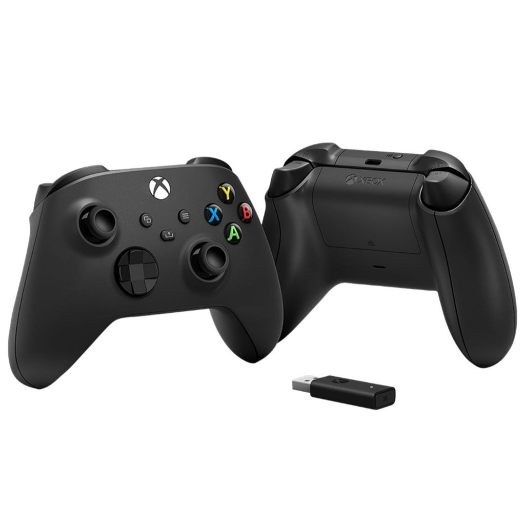 Xbox Wireless Controller (2020) with Wireless Adapter For Windows - Carbon Black