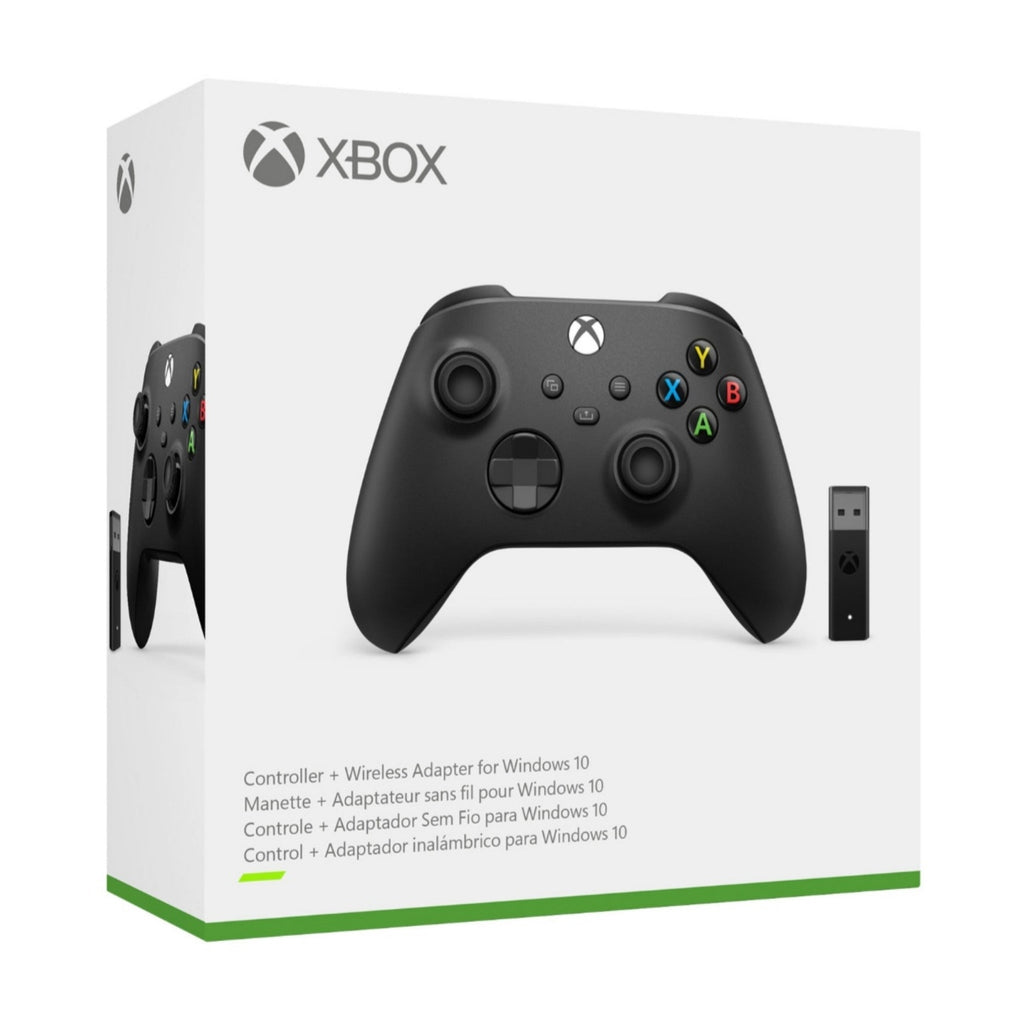Xbox Wireless Controller (2020) with Wireless Adapter For Windows - Carbon Black