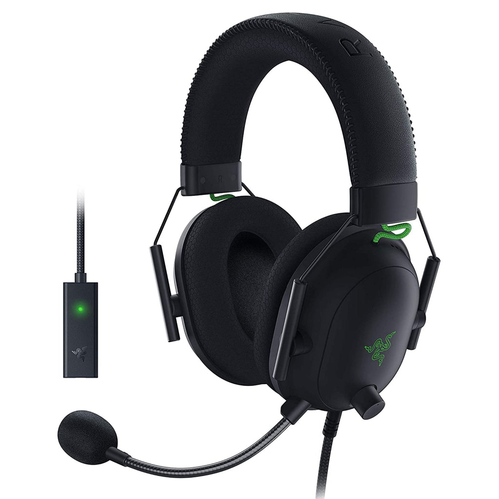 Razer BlackShark V2 With USB Sound Card - THX 7.1 Spatial Surround Sound