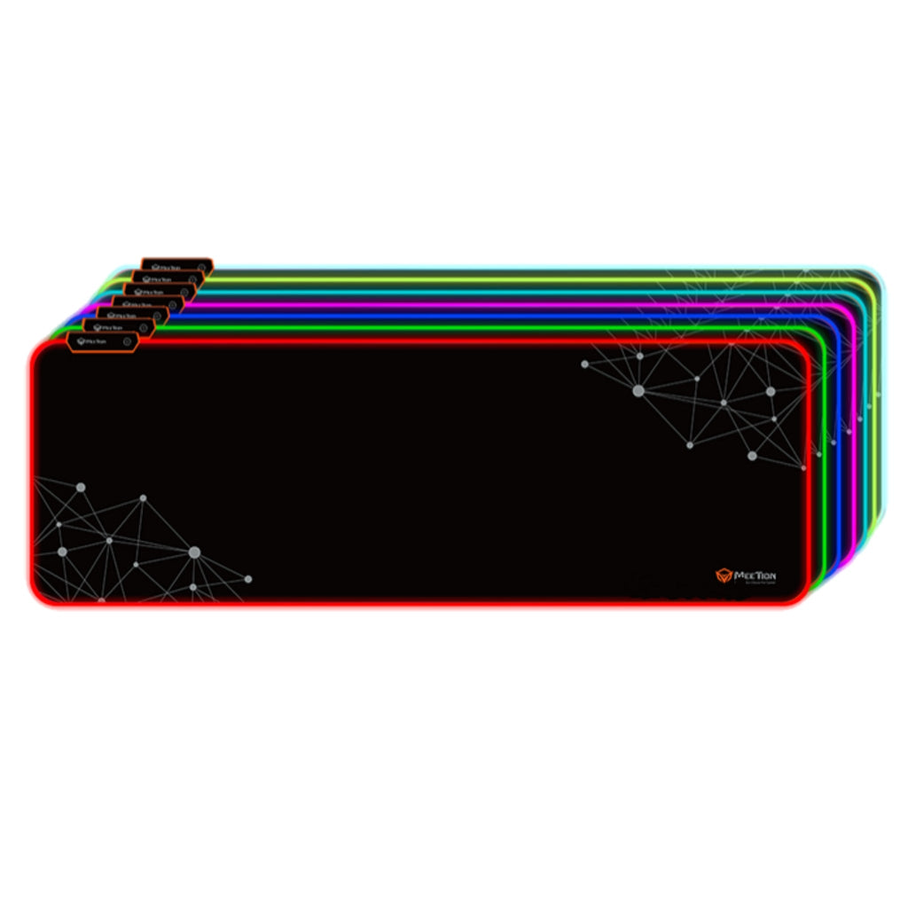 MeeTion PD121 Colorful Backlit X-Large Gaming Mouse Pad