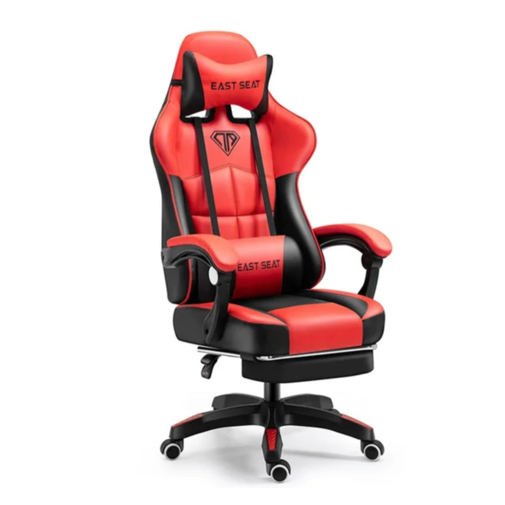 East Seat YT012 Gaming Chair with Footrest - Red