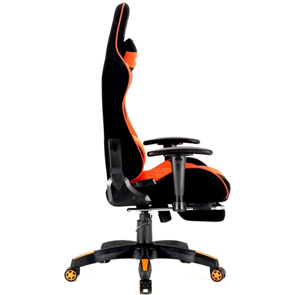 MeeTion CHR25 Gaming E-Sport Chair with Footrest - Black and Orange