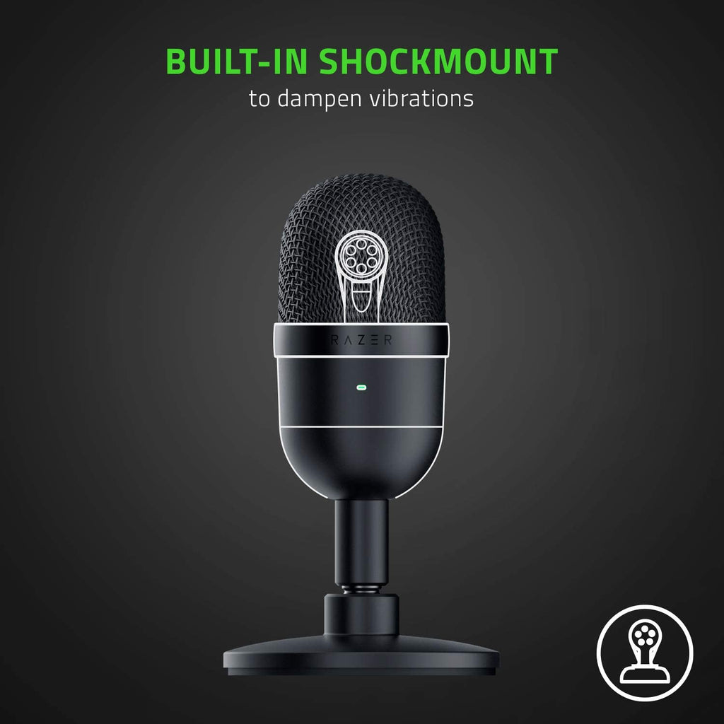 Razer Seiren Mini USB Streaming, Gaming Microphone - Black