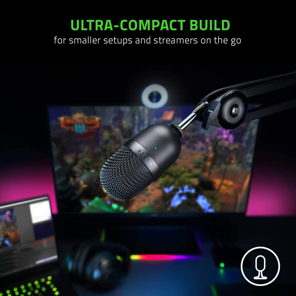 Razer Seiren Mini USB Streaming, Gaming Microphone - Black