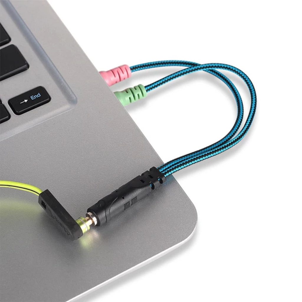 Kotion Each 3.5mm Jack Headset Splitter Y-Adapter 1 Female, 2 Male