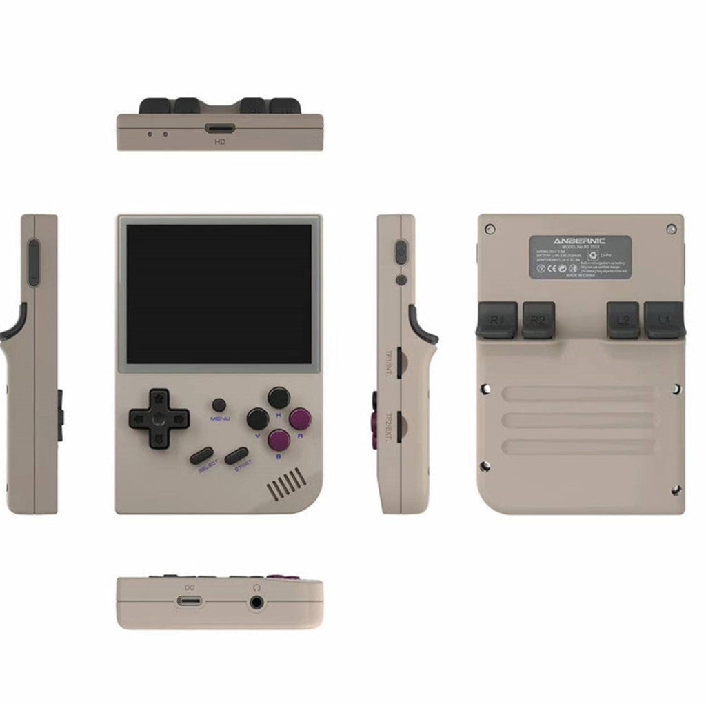 Anbernic RG35XX Handheld Retro Game Console with 3.5 Inch IPS Screen and 5474 Classic Games 2100mAh Battery Support Linux, HDMI and TV Output