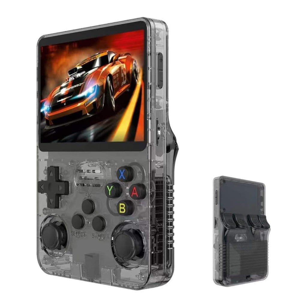 RG36S Video Game Handheld Console, Built-in 64GB TF Card, 3.5 Inch IPS Screen, Retro Linux System, Support 15000+ Classic Games, 2.4G Wireless Gamepad, TV, Monitor Connection