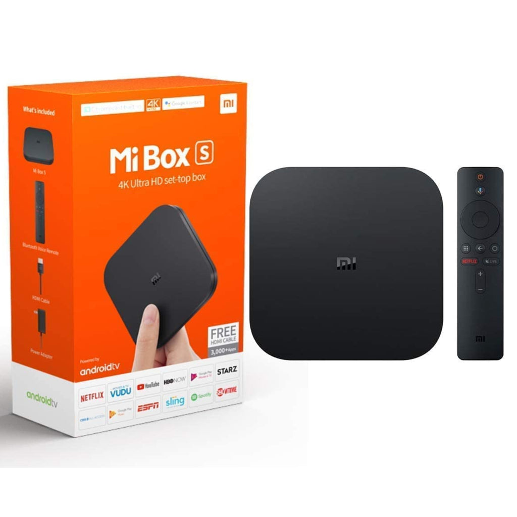 Xiaomi Mi Box S 4K Ultra 2nd Generation HD Streaming Media Player, Android TV Box with Google Assistant | Chromecast Built-in