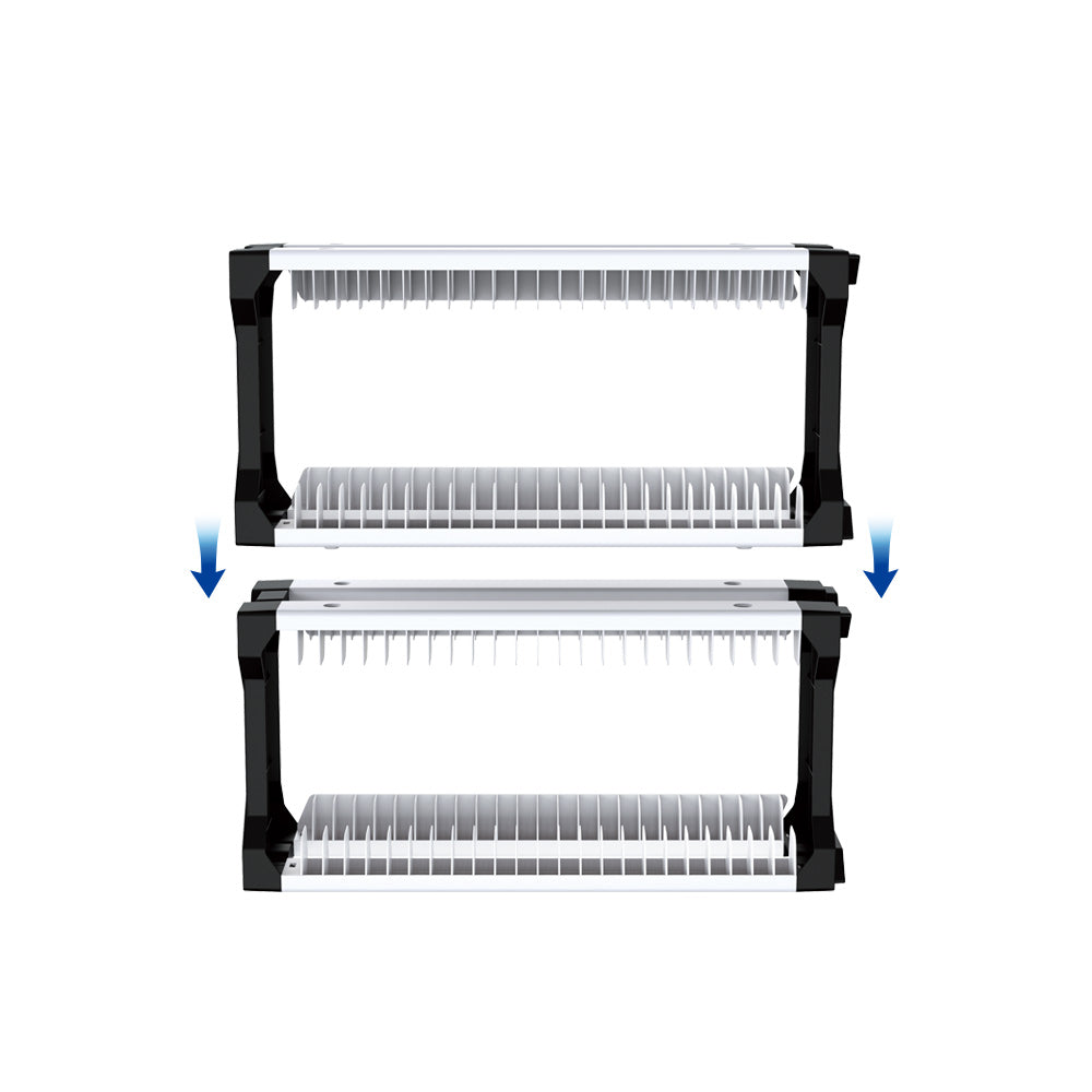 Dobe Game Disc Storage Stand For pS5, PS4, Xbox & Nintendo Games with Hanging Hook - Black/White