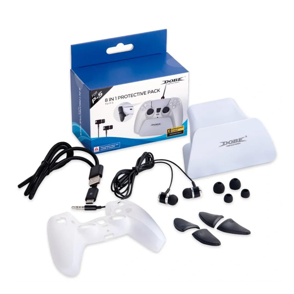 Dobe 8 in 1 Pack For PlayStation 5 PS5 Controller