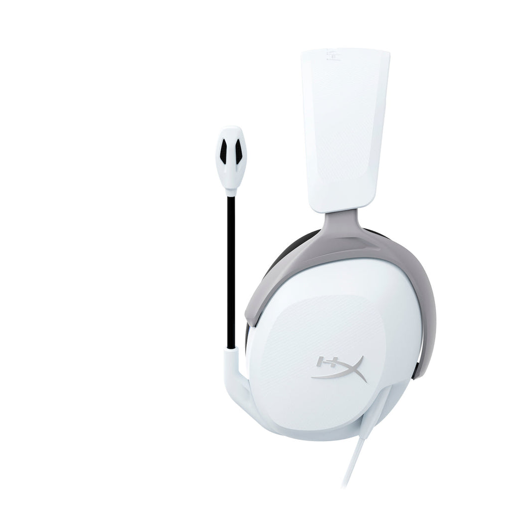 HyperX Cloud Stinger 2 Core - Gaming Headset for Playstation, Lightweight Over-Ear Headset with mic, Swivel-to-Mute Function, 40mm Drivers - White
