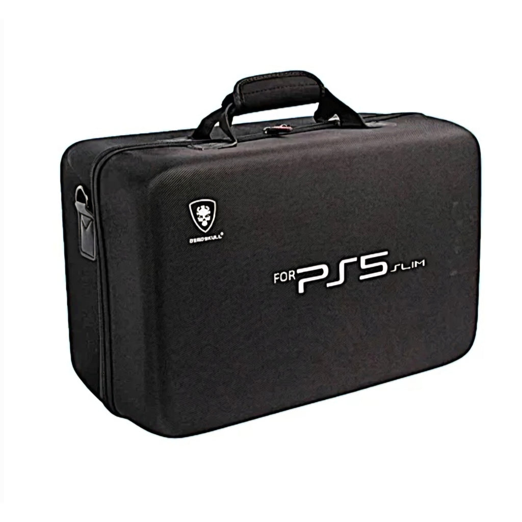 DeadSkull Hard Carrying Case, Travel Bag for PS5 Slim Consoles