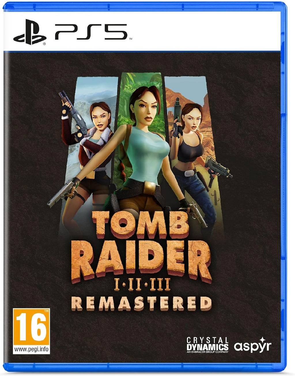Tomb Raider 1-3 Remastered Starring Lara Croft - PlayStation 5 | PS5