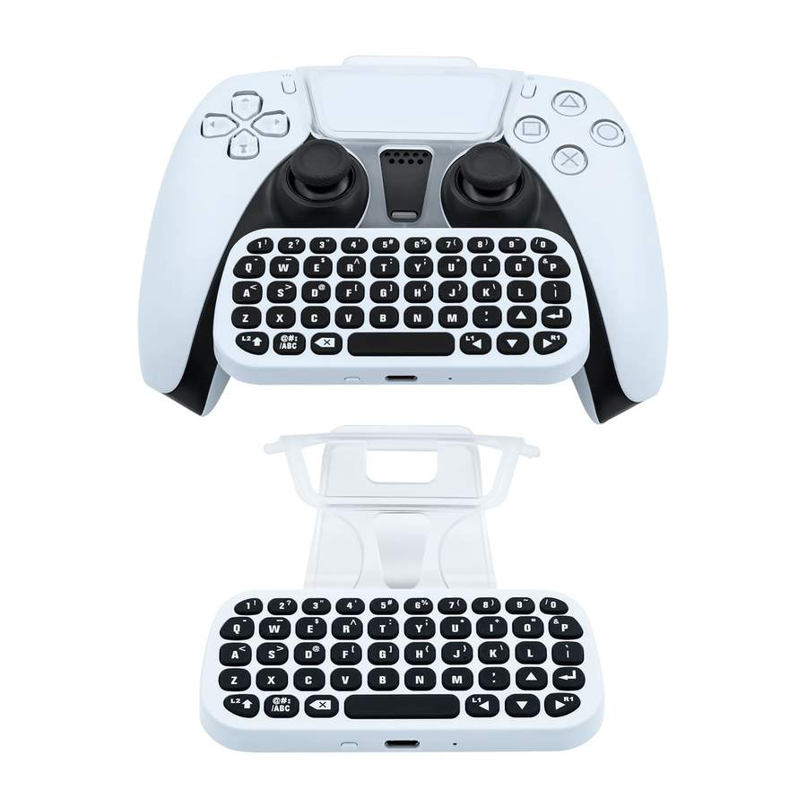 DOBE Wireless Mini Keyboard For PS5 Controller
