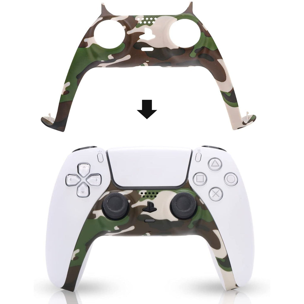Decoration Shell Cover with Two Analog Grips For PS5 DualSense Controller