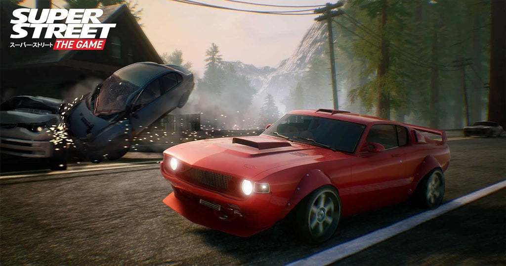 Super Street Racer Bunlde - Game + Joy-con Wheel Nintendo Switch